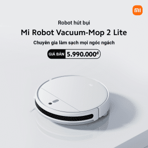 Robot hút bụi Xiaomi Vacuum Mop 2 Lite BHR5217