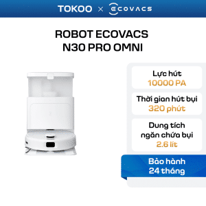 Robot hút bụi lau nhà Ecovacs N30 PRO OMNI