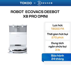 Robot hút bụi Ecovacs Deebot X8 Pro Omni