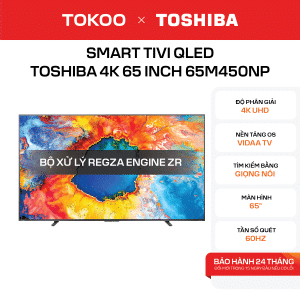 Smart Tivi QLED Toshiba 4K 65 inch 65M450NP